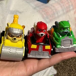 Set of 3 Paw Patrol Mini Vehicles
